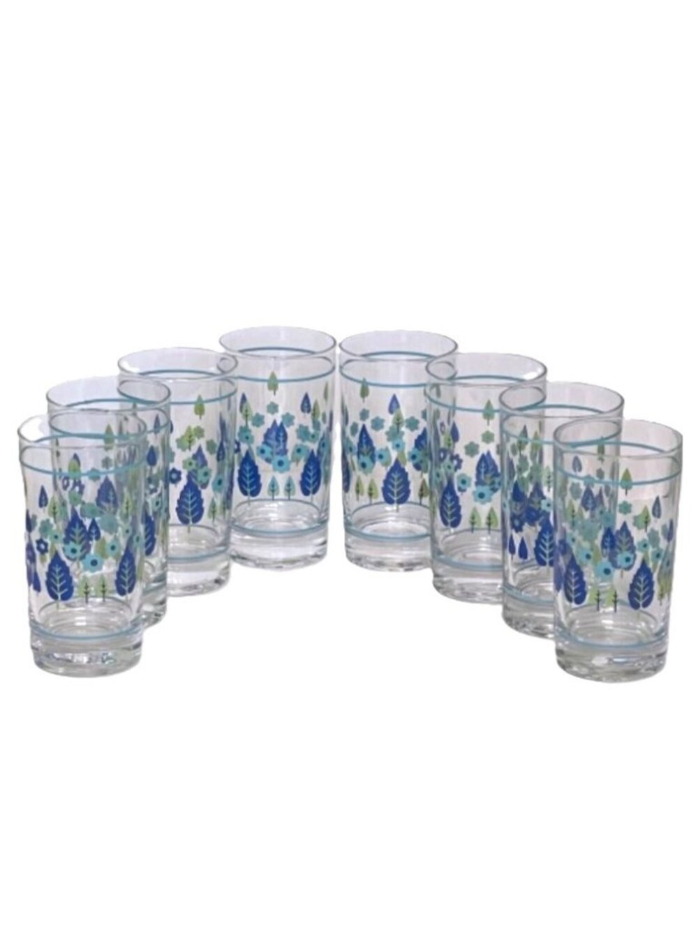 8 Vintage Marcrest Swiss Alpine 8oz Tumbler Juice Glass 4.75" MCM Stetson China